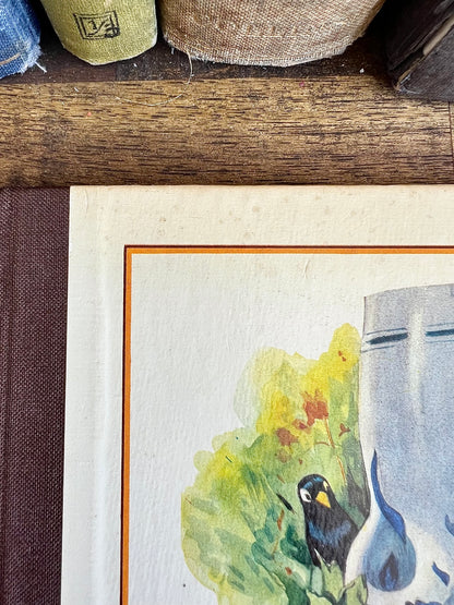 Vintage Van het Toovervischje –  Dutch Piggelmee Fairy Tale Book