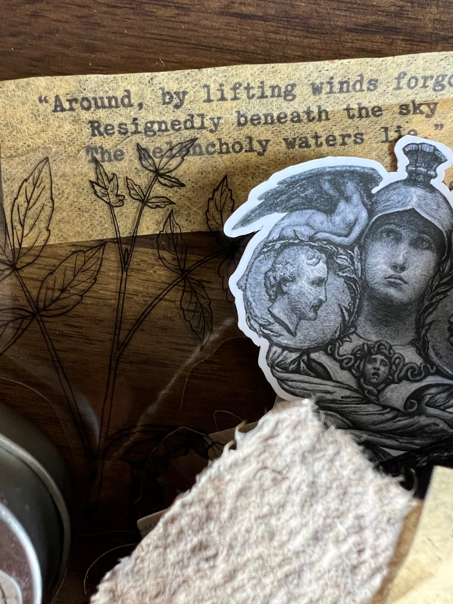 Cabinet of Shadows - gothic horror ephemera tin