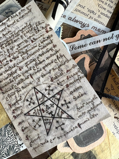 Cabinet of Shadows - gothic horror ephemera tin