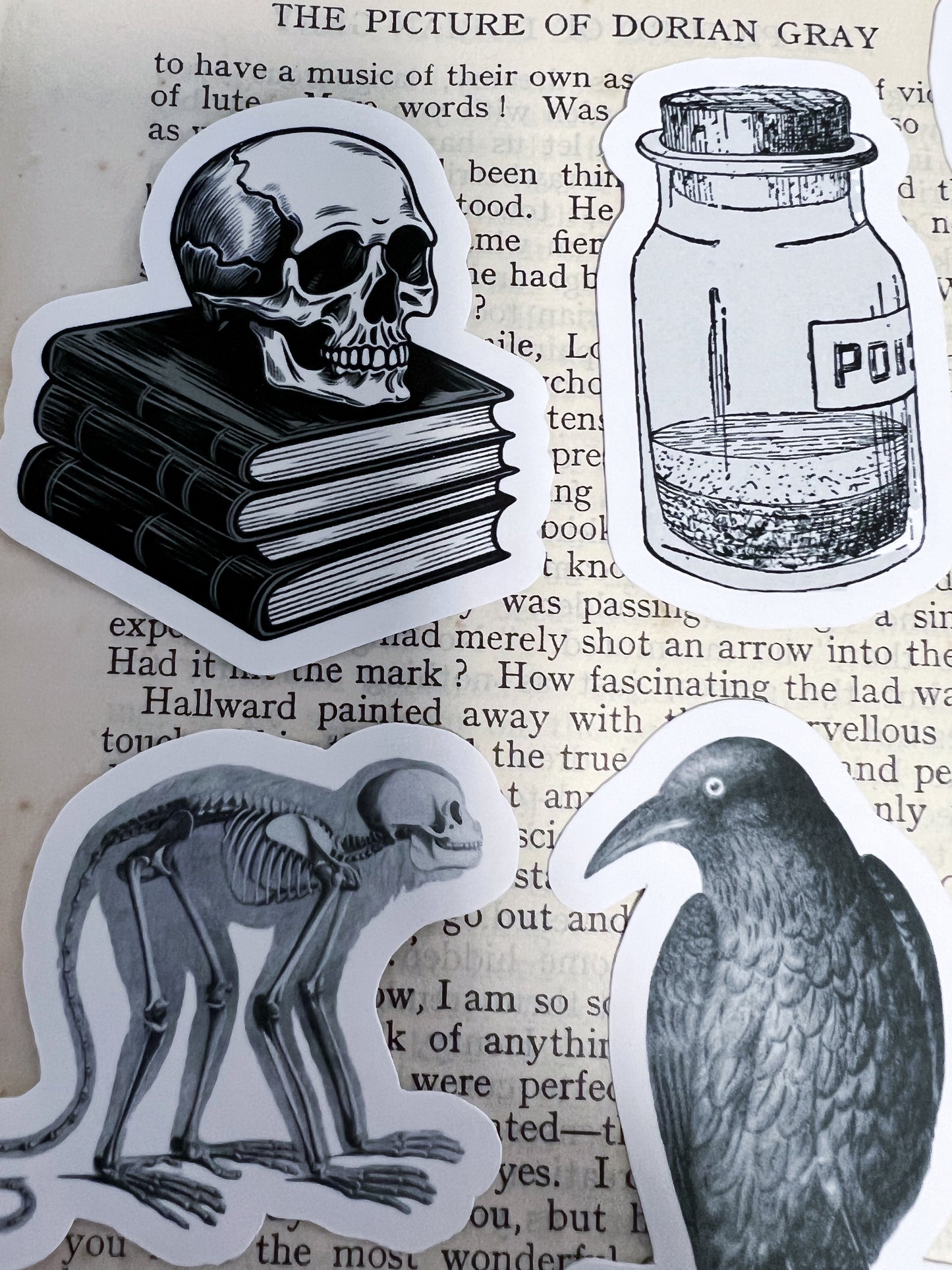 Gothic Horror - vinyl stickers
