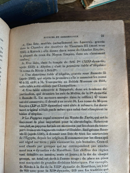 Le Nil et la Civilisation Égyptienne by A. Moret, 1926, Antique french book