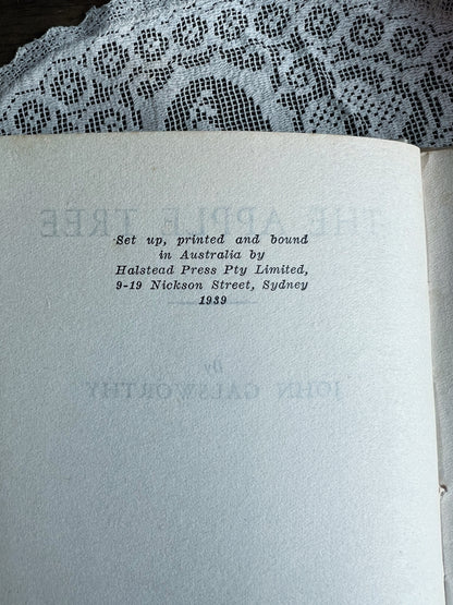 The Apple Tree by John Galsworthy vintage 1939 hardcover
