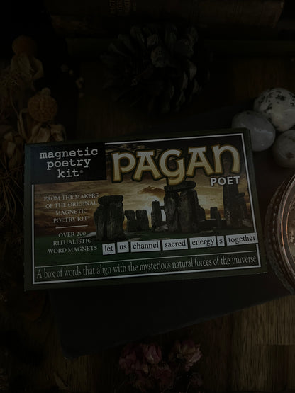 Pagan Poet - magnetic poetry