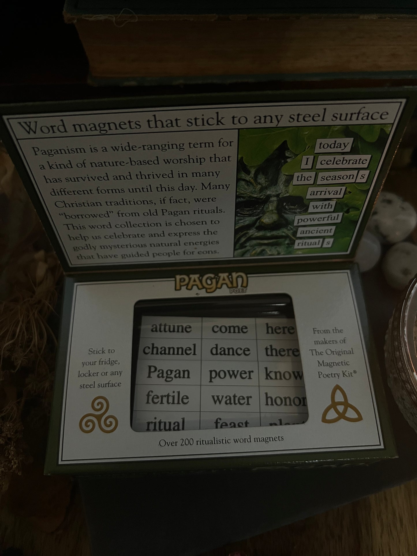 Pagan Poet - magnetic poetry