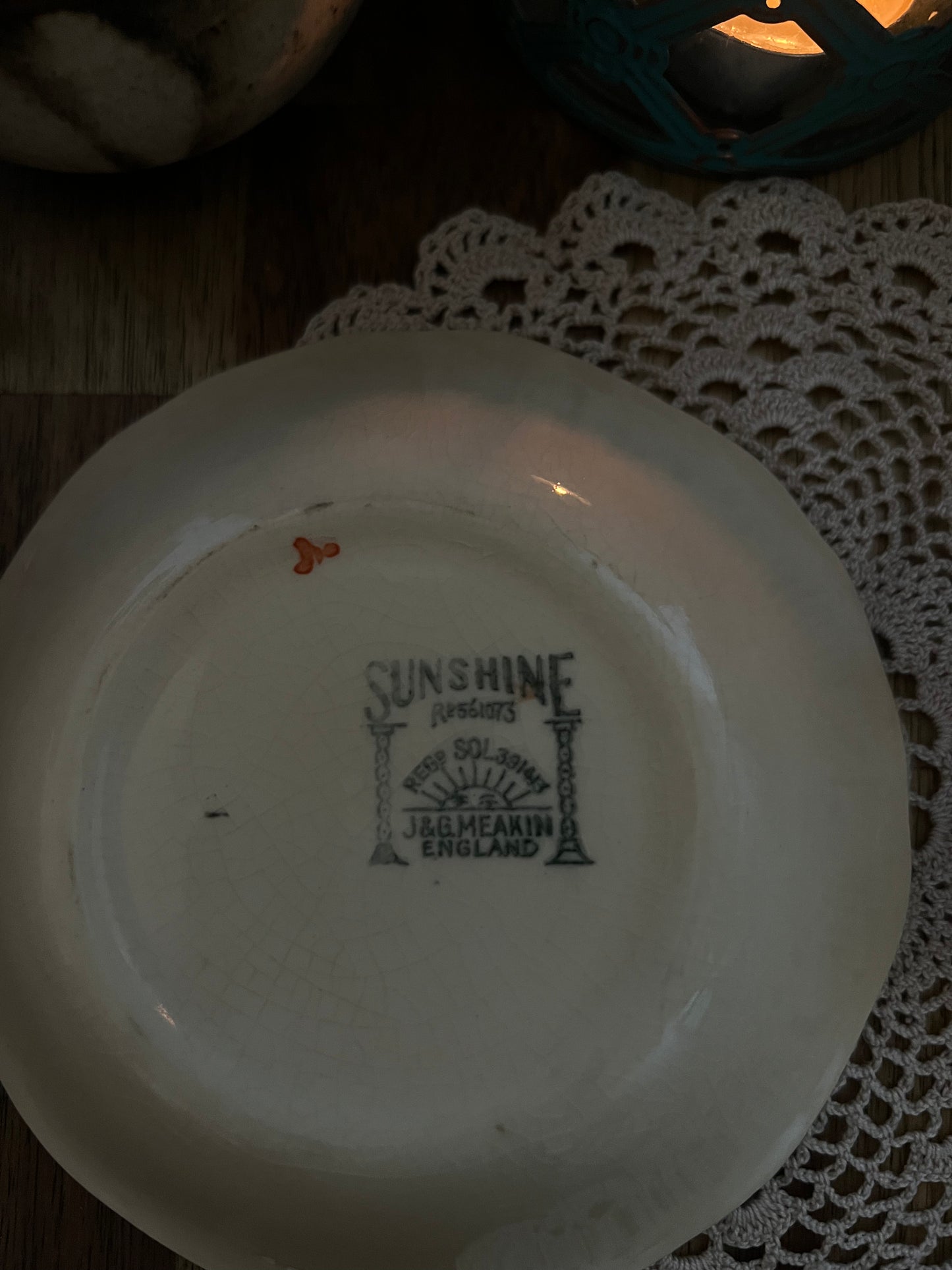 Vintage Floral Dish 13cm
