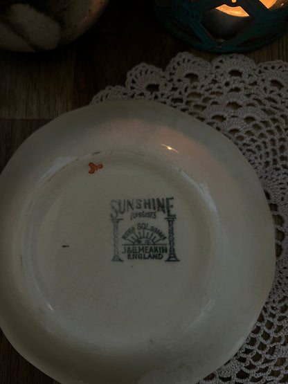 Vintage Floral Dish 13cm