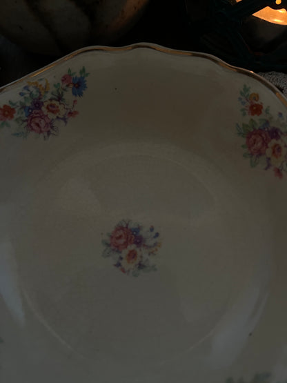 Vintage Floral Dish 13cm