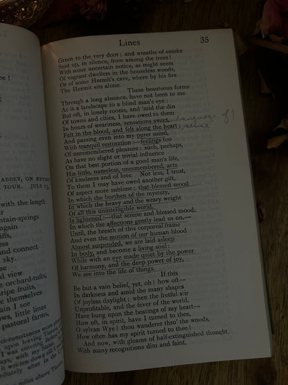 William Wordsworth - Vintage Poetry Book (1934)