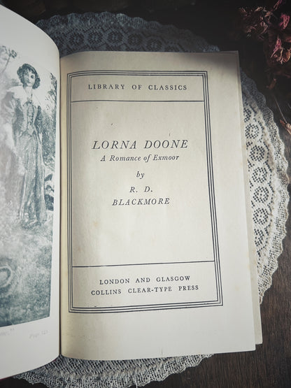 Lorna Doone - R.D Blackmore Vintage Hardcover Book