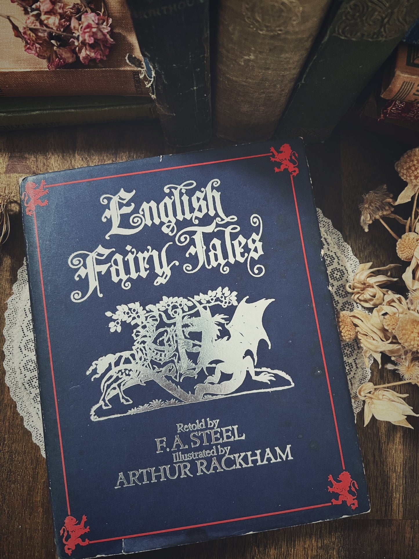 English Fairy Tales retold by F. A Steel - Arthur Rackham - Vintage Hardcover 1979