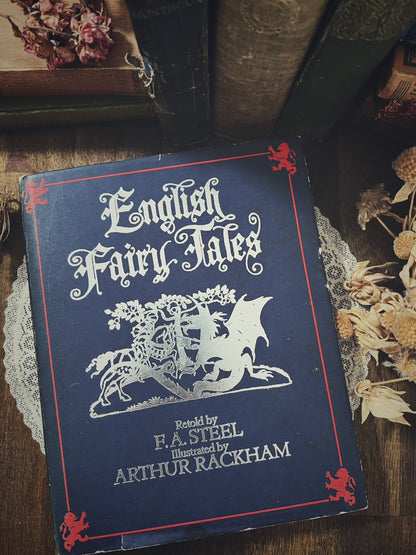 English Fairy Tales retold by F. A Steel - Arthur Rackham - Vintage Hardcover 1979