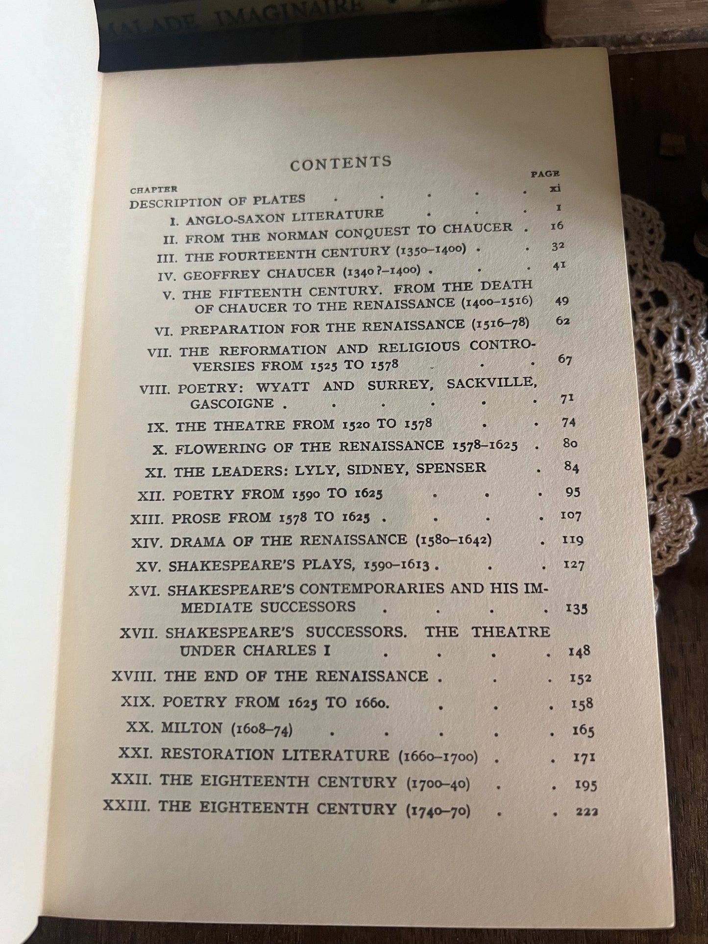 A Short History of English Literature by Emile Legouis - Vintage 1961 ed