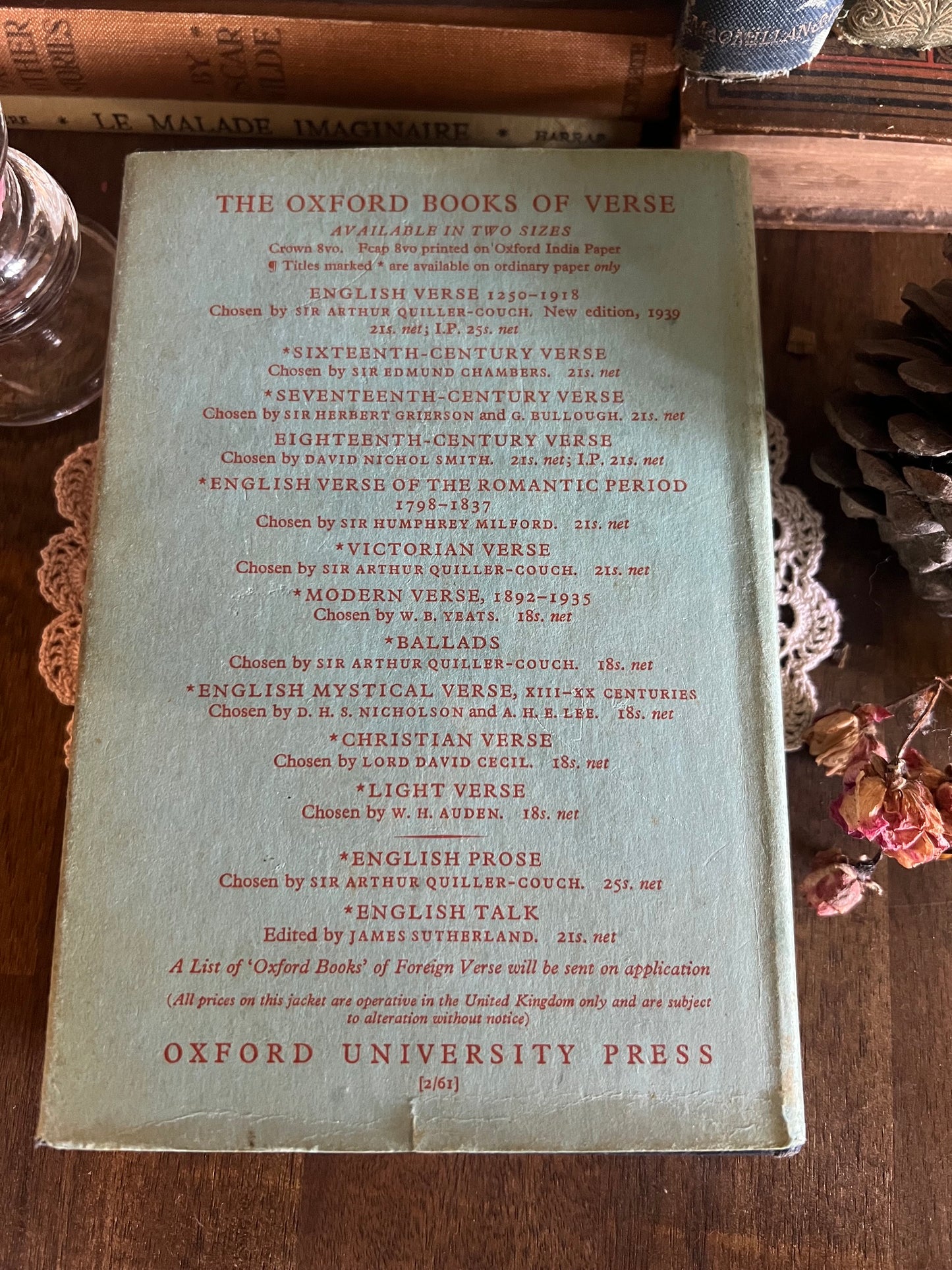 A Short History of English Literature by Emile Legouis - Vintage 1961 ed