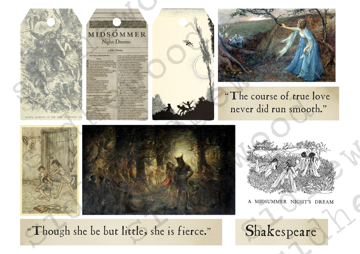 A Midsummer Night's Dream - digital download (printable file)