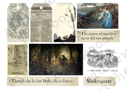 A Midsummer Night's Dream - digital download (printable file)