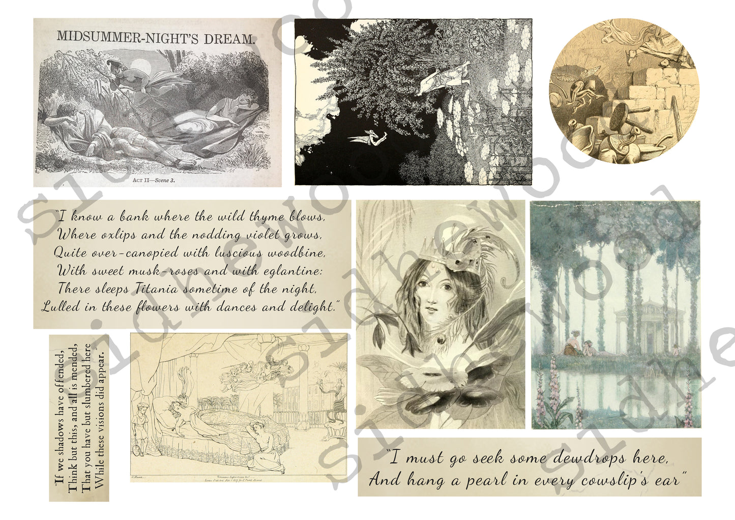 A Midsummer Night's Dream - digital download (printable file)