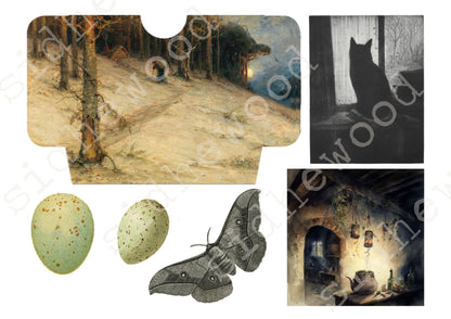 Witch's Cottage - digital download (printable file)