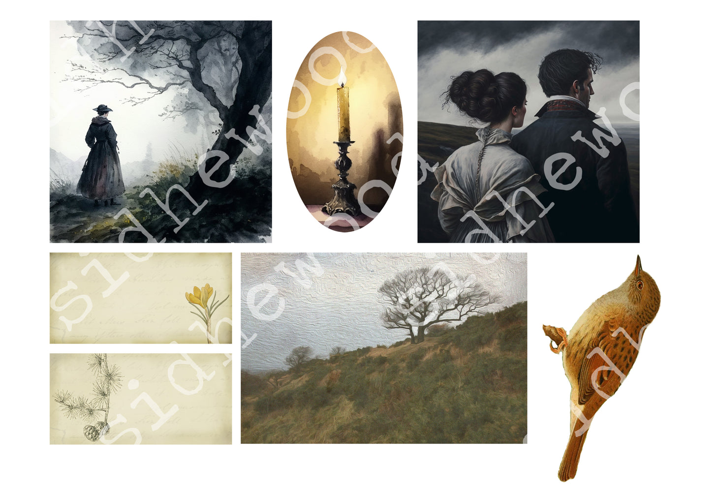Wuthering Heights Quotes & Images - digital download (printable file)